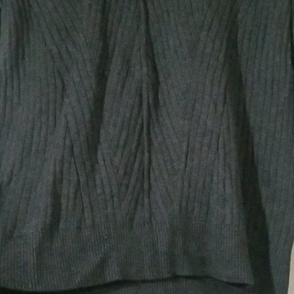 Perry Ellis Sweater Shirt Warm Women V Neck Large - Picture 3 of 9